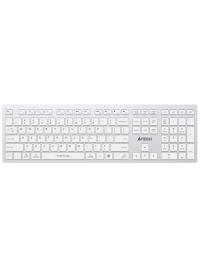 KLAVYE-A4 TECH Fstyler FBX50C Gri Siyah Bluetooth+2.4G Nano Fn Şarjlı Multimedya Klavye